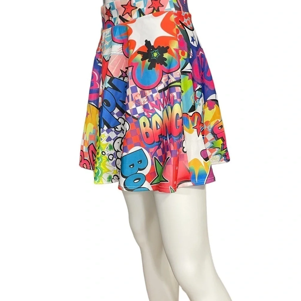 Women’s Colorful Mini Skirt New